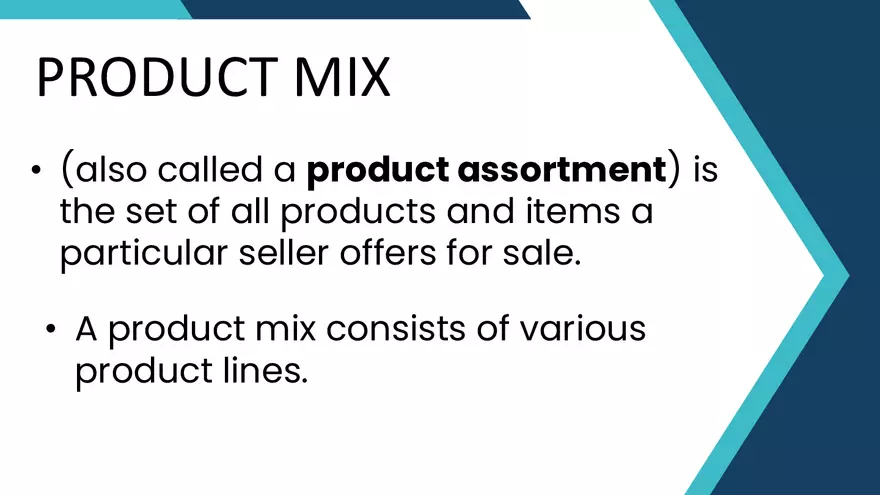 Product Mix - Page 3