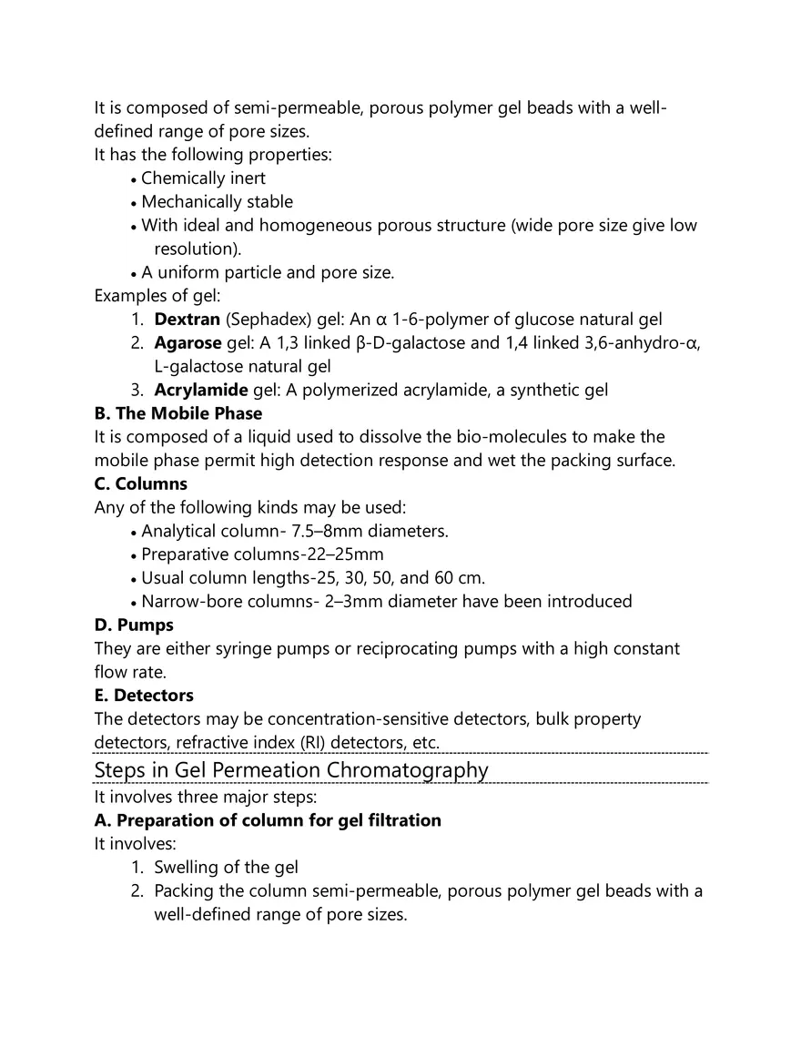 Principle of Gel Permeation Chromatography - Page 2