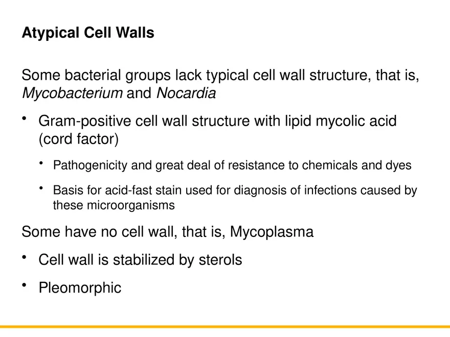 A Survey of Prokaryotic Cells and Microorganisms Lecture 5 - Page 5