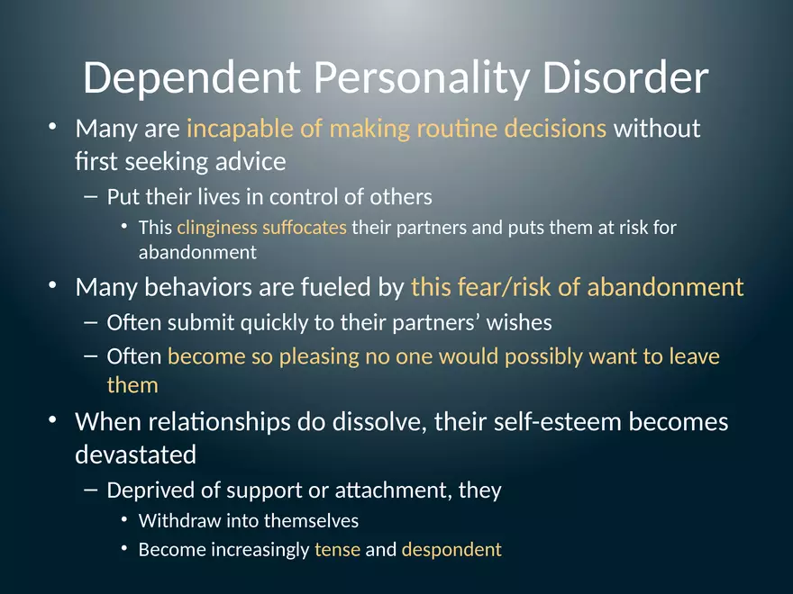 Dependent Personality Disorder - Page 4