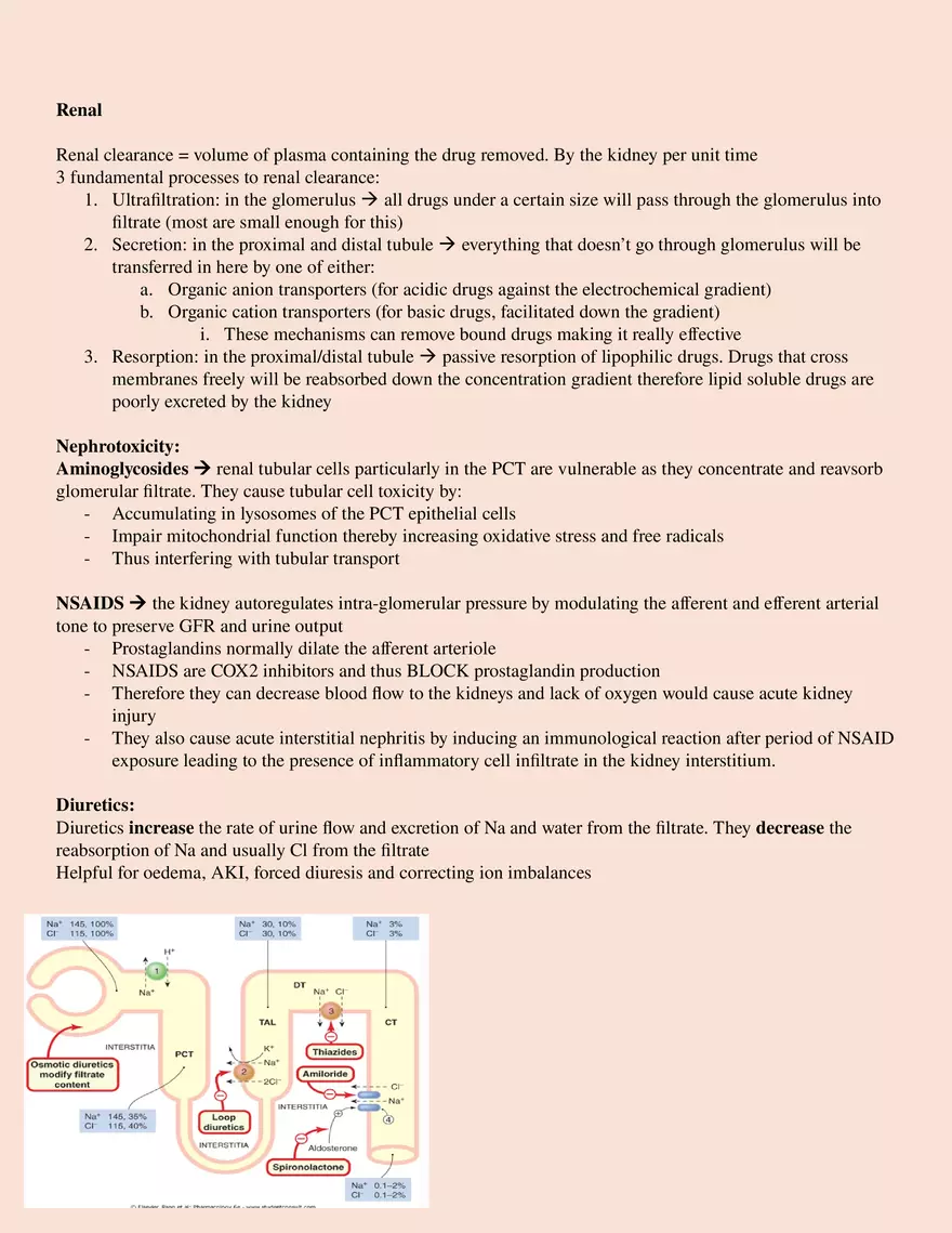Renal Drug Handling and Nephrotoxicity - Page 1