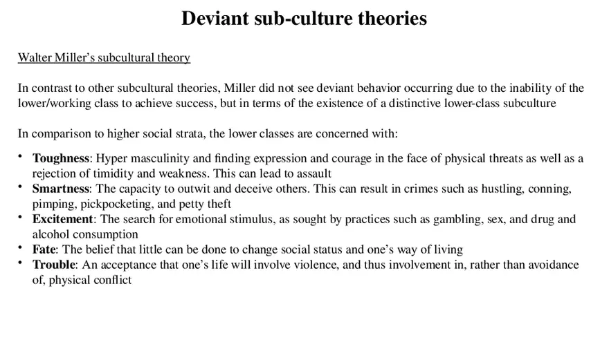 Theories of Crime Unit 3 Part 4 - Page 8