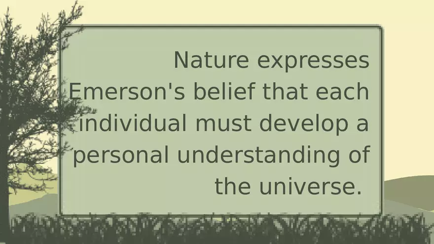 Nature by Ralph Waldo Emerson Lecture Part 3 - Page 7