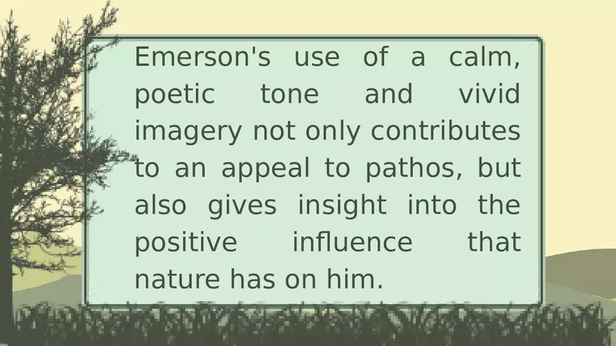 Nature by Ralph Waldo Emerson Lecture Part 3 - Page 4