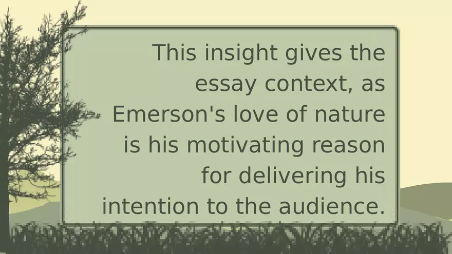 Nature by Ralph Waldo Emerson Lecture Part 3 - Page 5