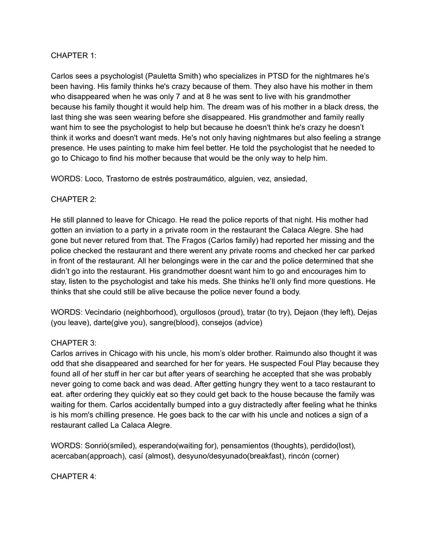 Carlos and the Woman in Black - Page 1