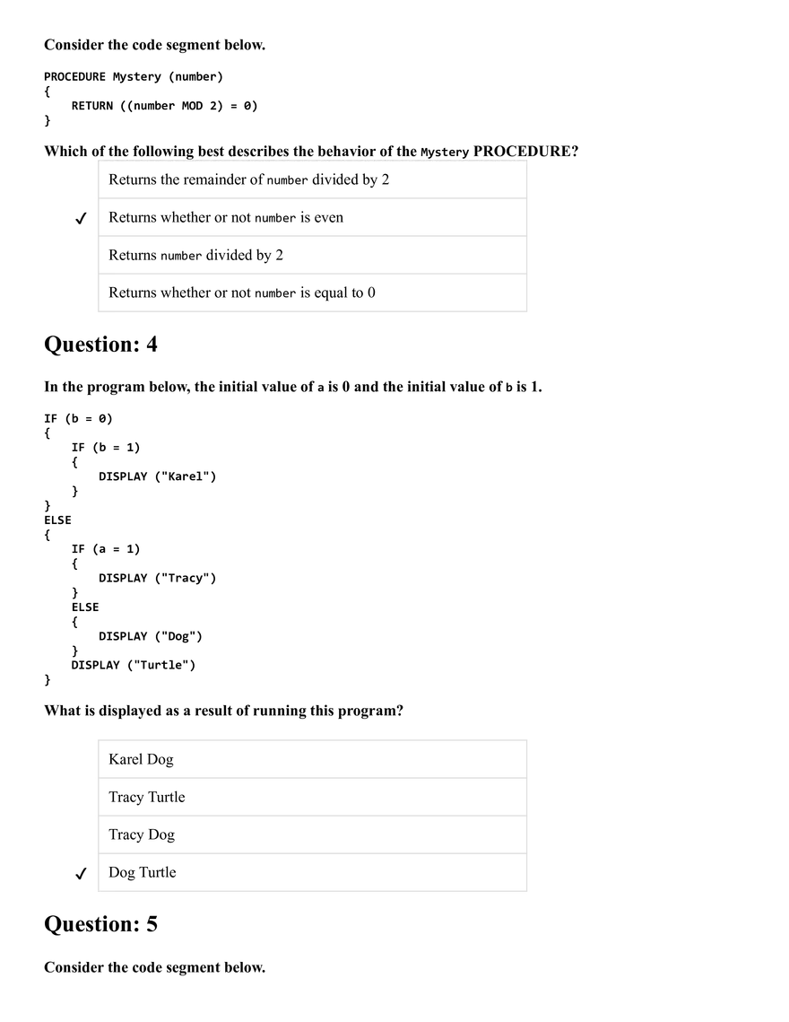 Analyzing the Purpose of an Algorithm - Page 2