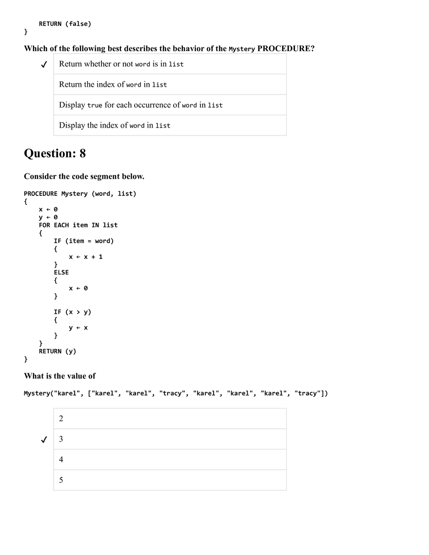 Analyzing the Purpose of an Algorithm - Page 4