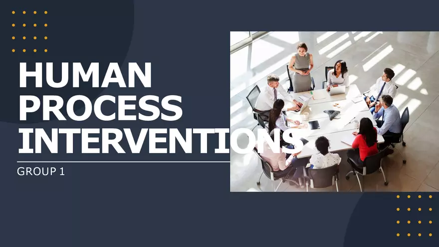 Human Process Interventions - Page 1