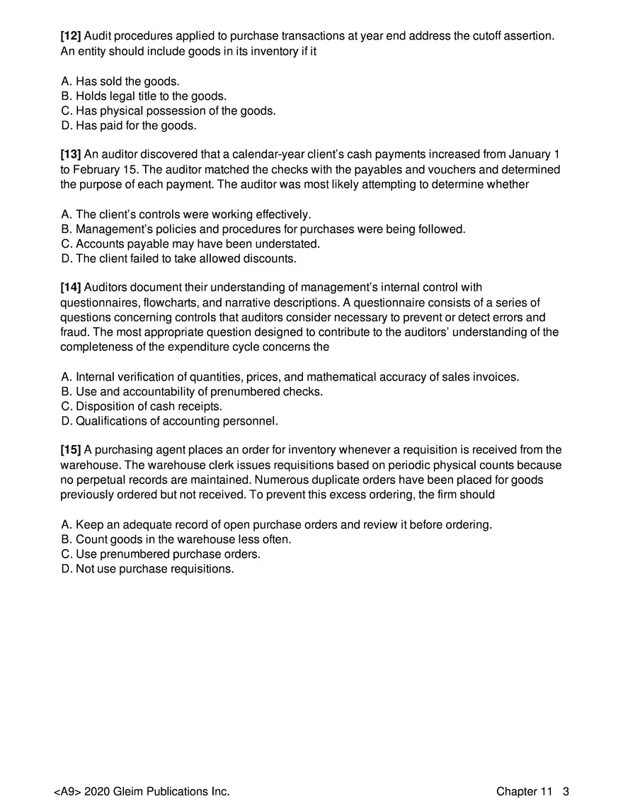 Chapter #11 Quiz - Page 3