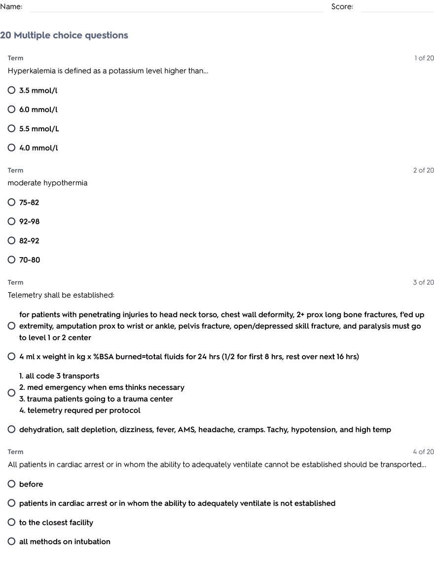 SNHD Quizlet Test 1 - Page 1
