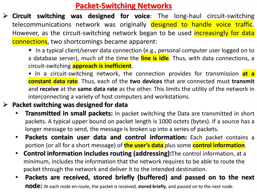 Switched Communication Network - Page 8