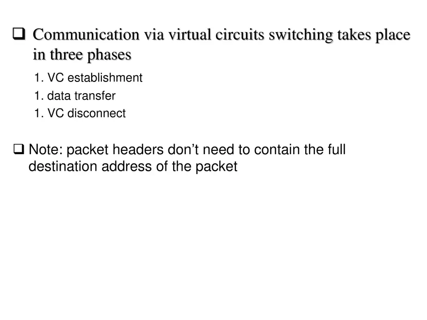 Switched Communication Network - Page 22