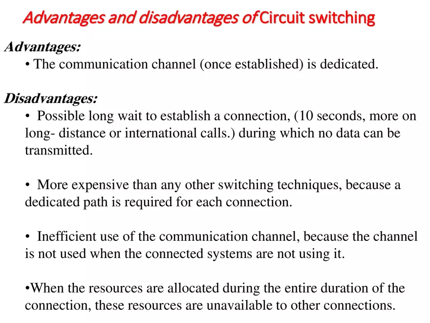 Switched Communication Network - Page 6