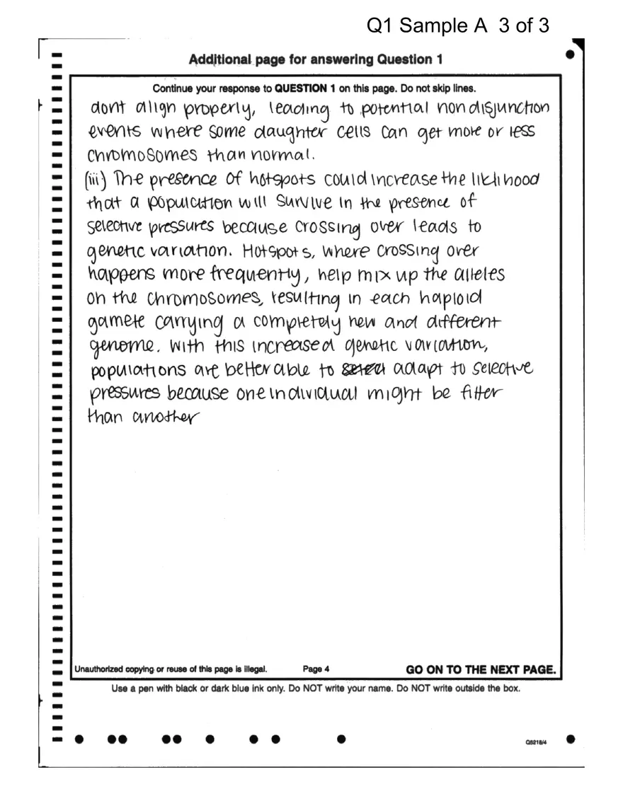 AP Sample Student Responses and Scoring Commentary - Page 10