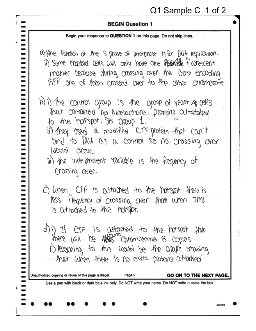 AP Sample Student Responses and Scoring Commentary - Page 13