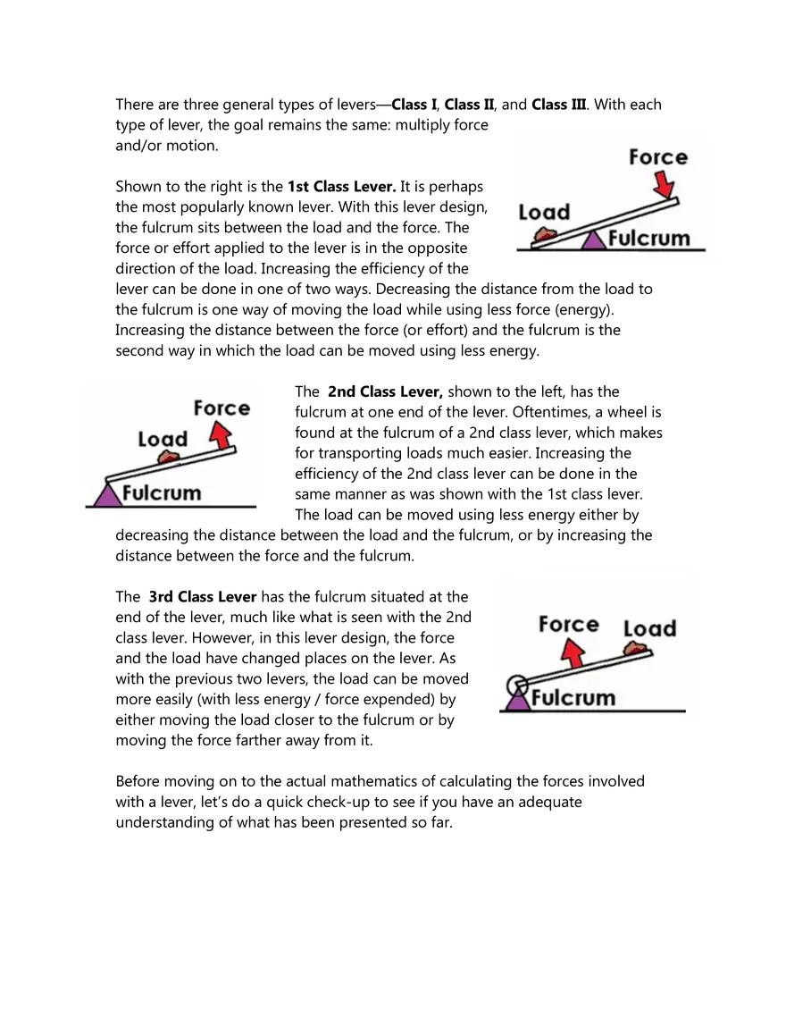 Physical Science Lab the Lever Other Simple Machines #1 - Page 2