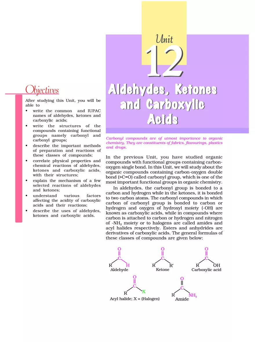 Aldehydes and Ketones - Page 1