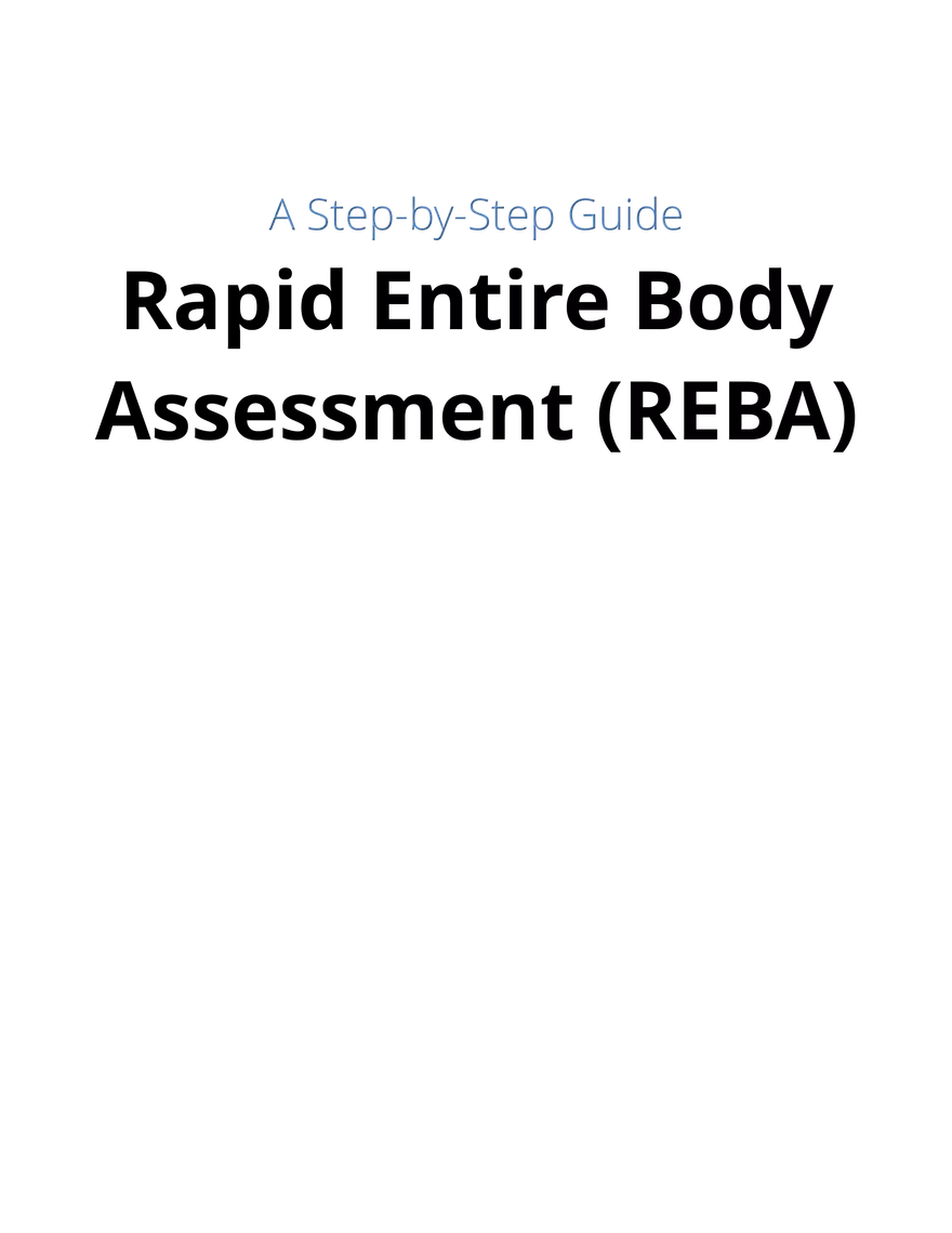 Rapid Entire Body Assessment - Page 1