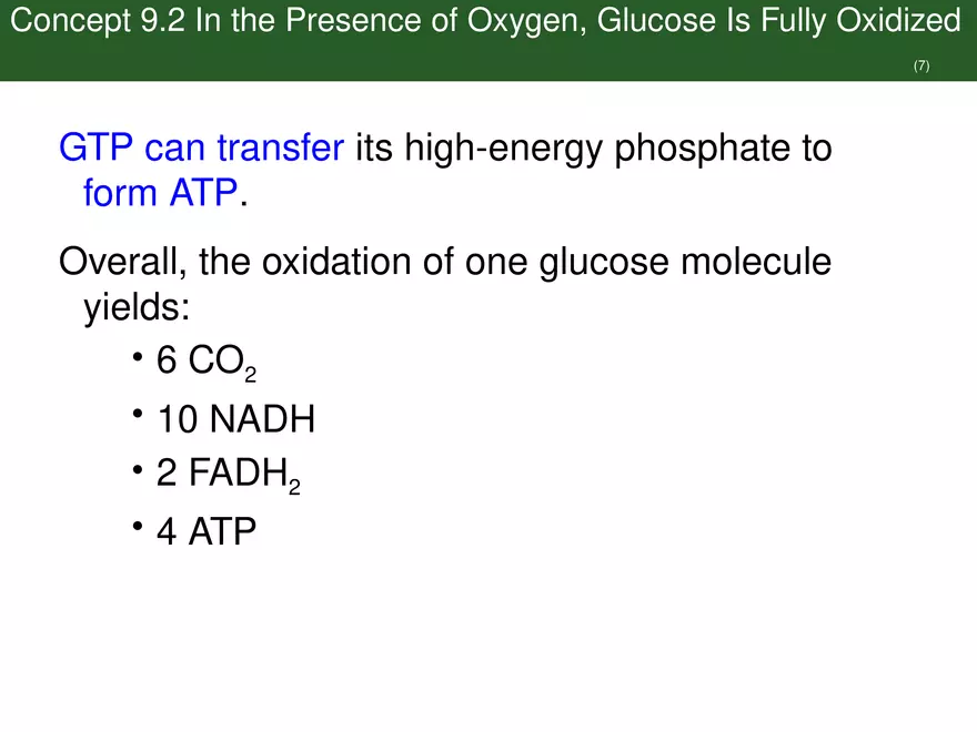 Pathways That Harvest Chemical Energy Lecture Part 4 - Page 1