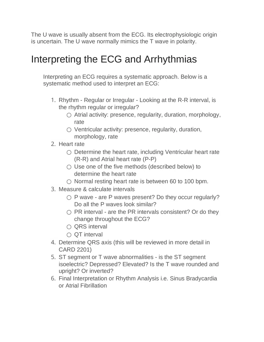 Intro to Cardiology Module 1 Guide Part 7 - Page 1