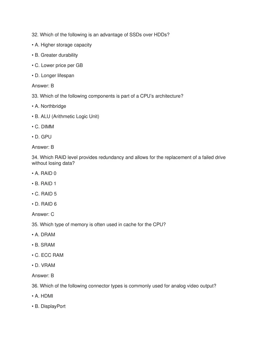 Mobile Devices Exam Answers - Page 9