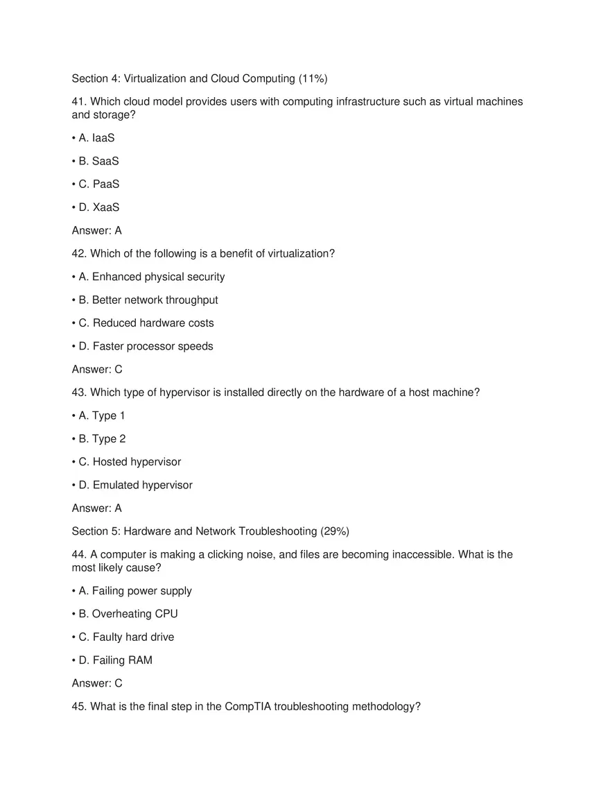 Mobile Devices Exam Answers - Page 11