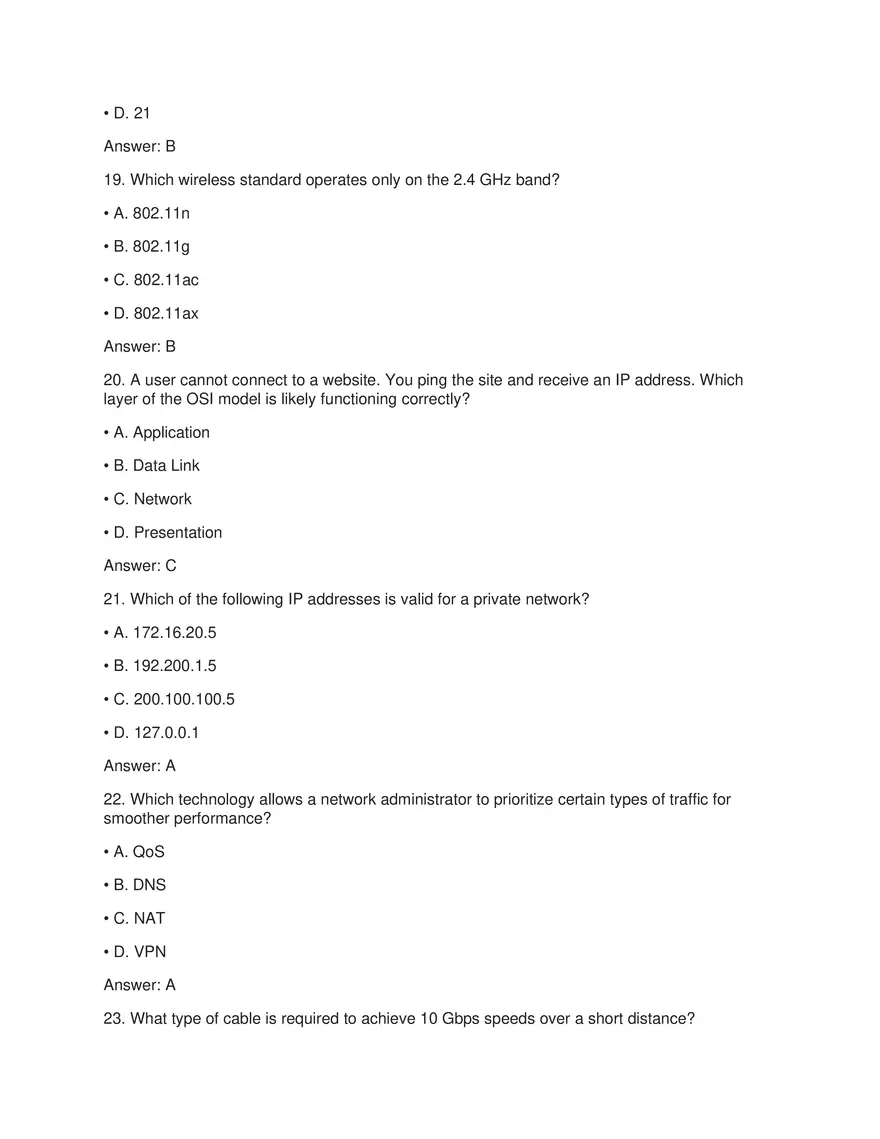 Mobile Devices Exam Answers - Page 6