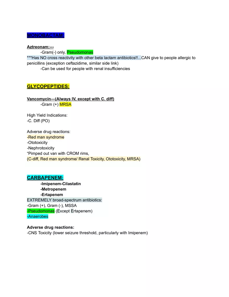 Beta Lactams Guide - Page 3