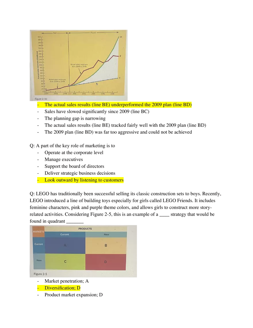 Marketing Fundamentals Midterm Answer Key Part 1 - Page 9