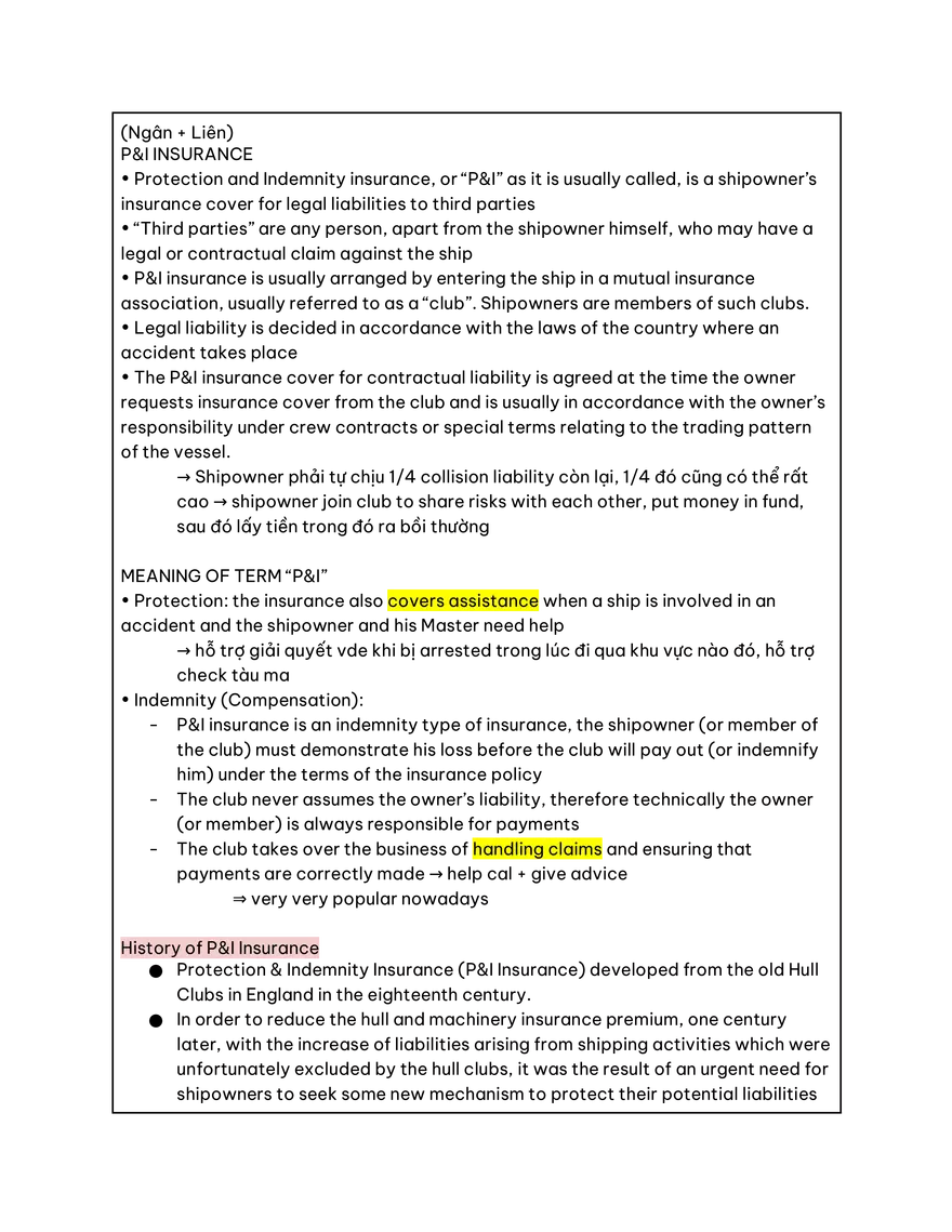 Marine Insurance Study Guide Part 5 - Page 5