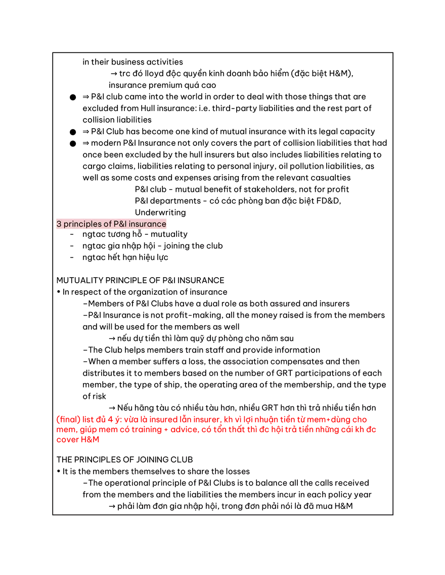 Marine Insurance Study Guide Part 5 - Page 6