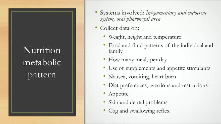 Nutrition Metabolic Pattern - Page 3