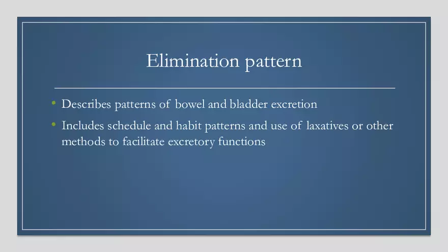 Nutrition Metabolic Pattern - Page 6