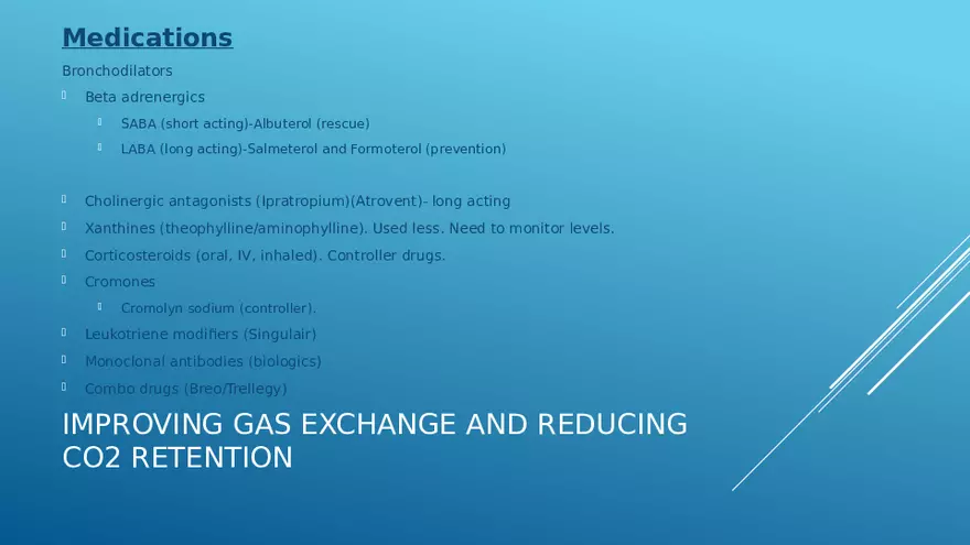 Chronic Obstructive Pulmonary Disease (COPD) Part 3 - Page 13