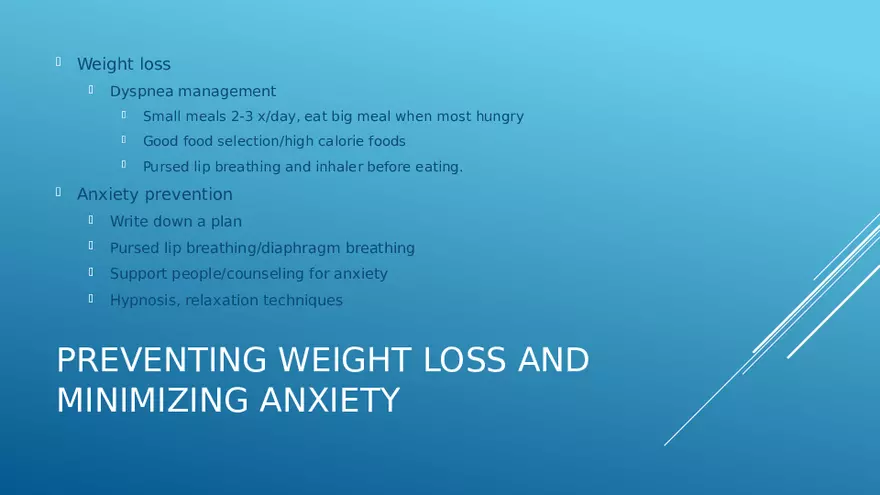 Chronic Obstructive Pulmonary Disease (COPD) Part 3 - Page 15