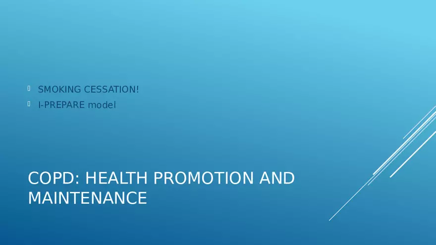 Chronic Obstructive Pulmonary Disease (COPD) Part 3 - Page 17