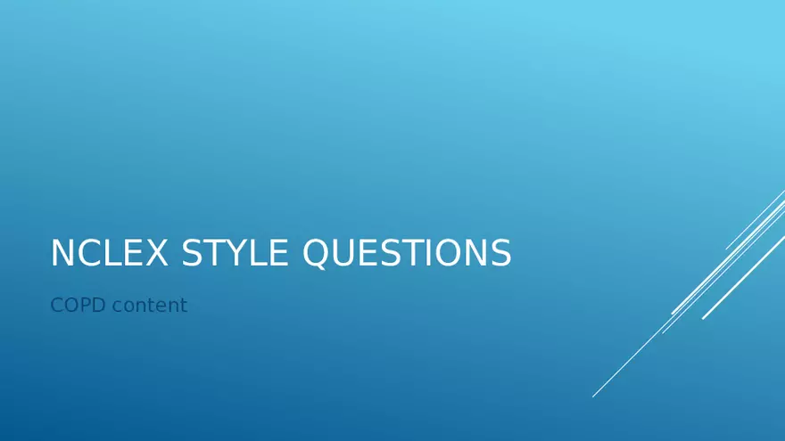 Chronic Obstructive Pulmonary Disease (COPD) Part 3 - Page 4