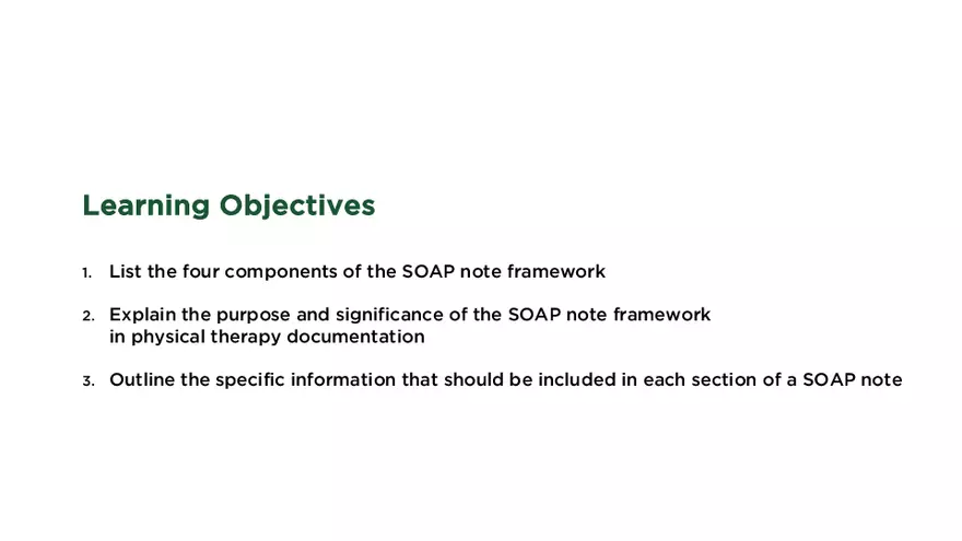 What is SOAP Note - Page 1