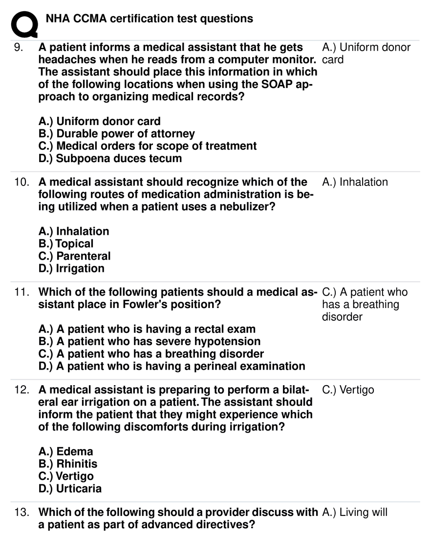 Medical Assisting Procedures and Safety Protocols - Page 3