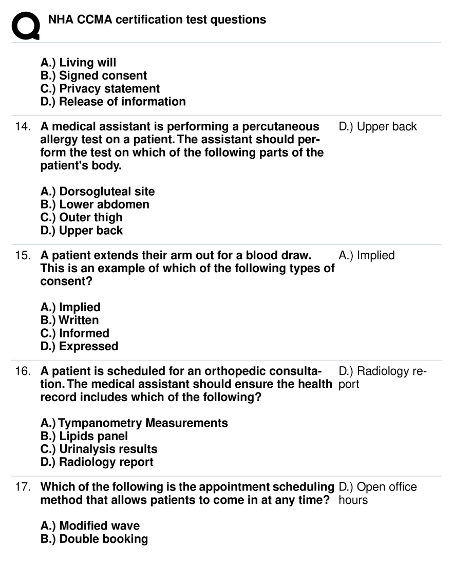 Medical Assisting Procedures and Safety Protocols - Page 4