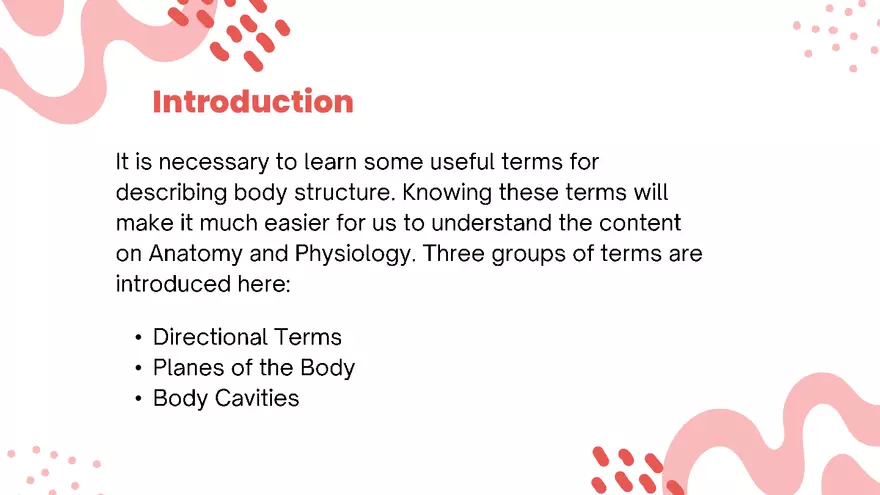 Anatomical Terminologies - Page 3