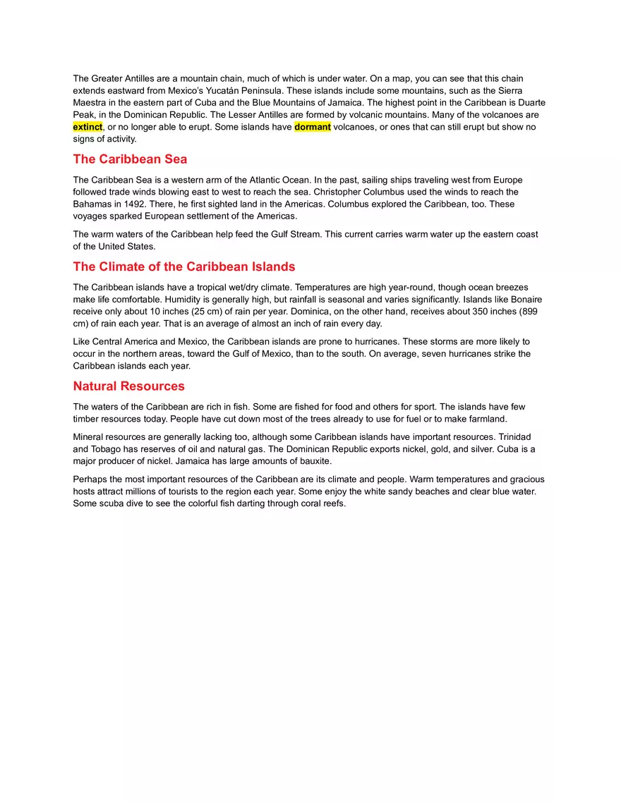 Geography and Cultural Significance of Mexico and Central America - Page 3