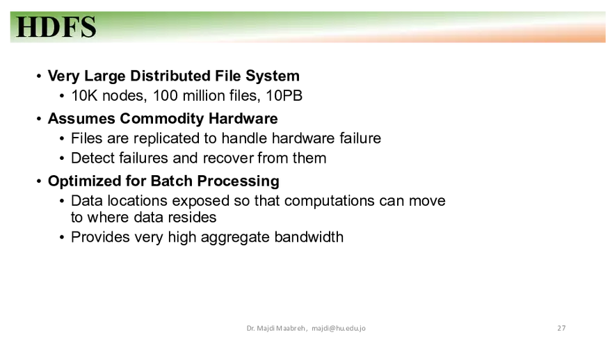 Apache Hadoop - HDFS, YARN, and MapReduce - Page 20