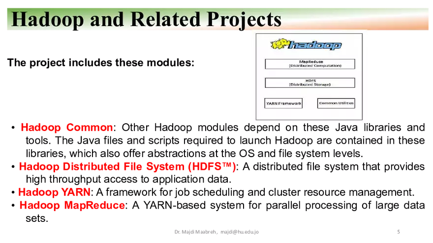Apache Hadoop - HDFS, YARN, and MapReduce - Page 35
