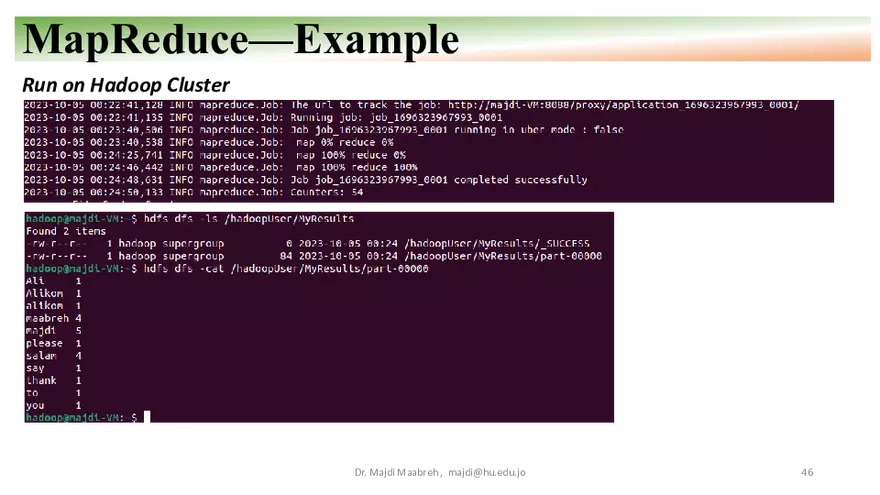 Apache Hadoop - HDFS, YARN, and MapReduce - Page 41