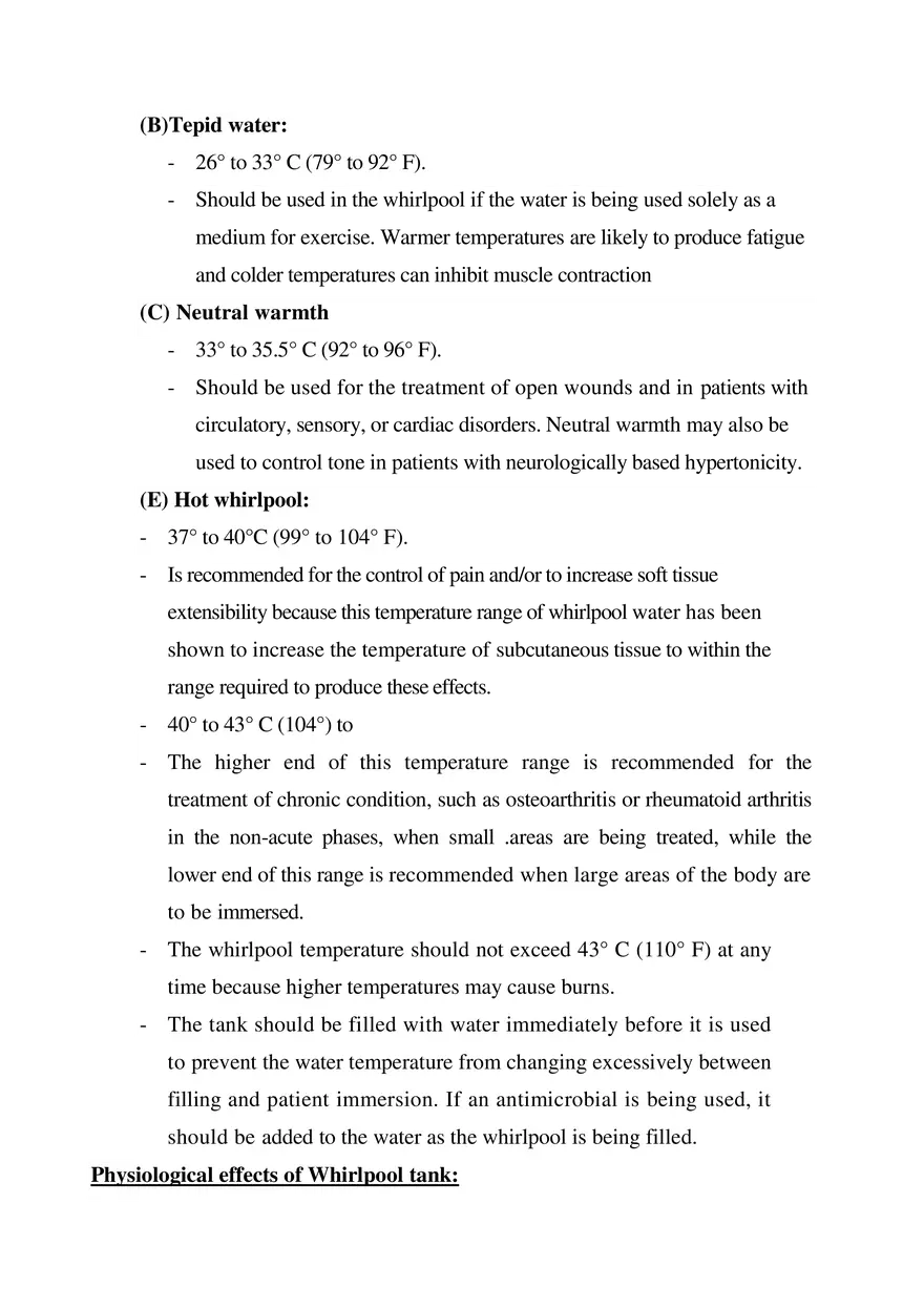 Whirlpool Tanks - Design, Function, and Therapeutic Use - Page 3