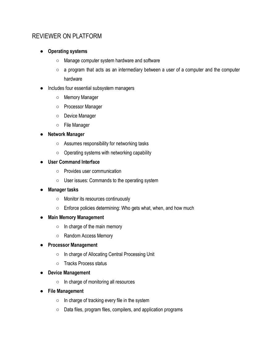Operating Systems Overview - Page 1