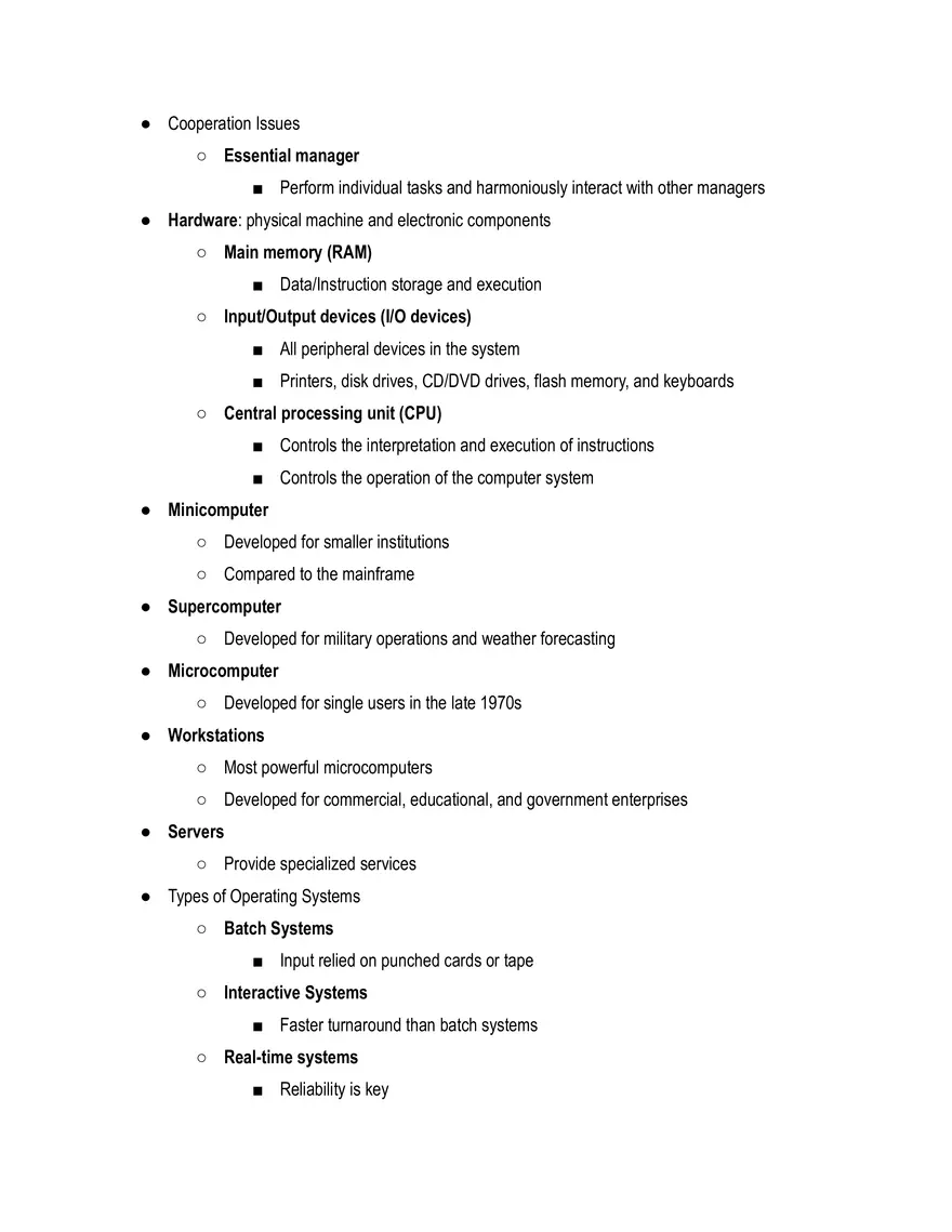 Operating Systems Overview - Page 2