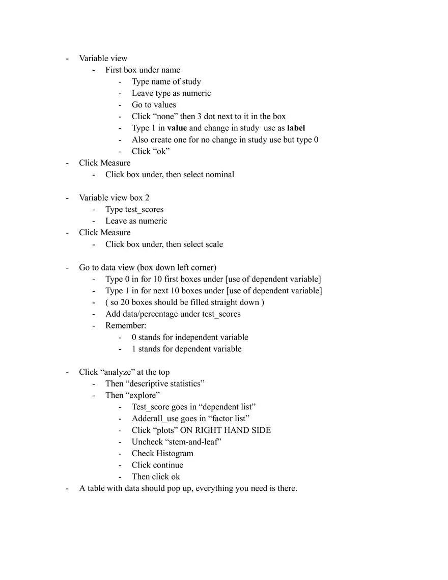 SPSS Table - Page 1